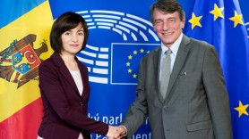 Maia Sandu a avut o discuție cu Președintele Parlamentului European, David Sassoli